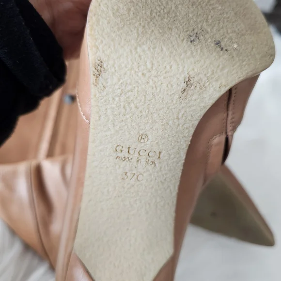 Gucci leather knee high boots - Picture 11 of 16